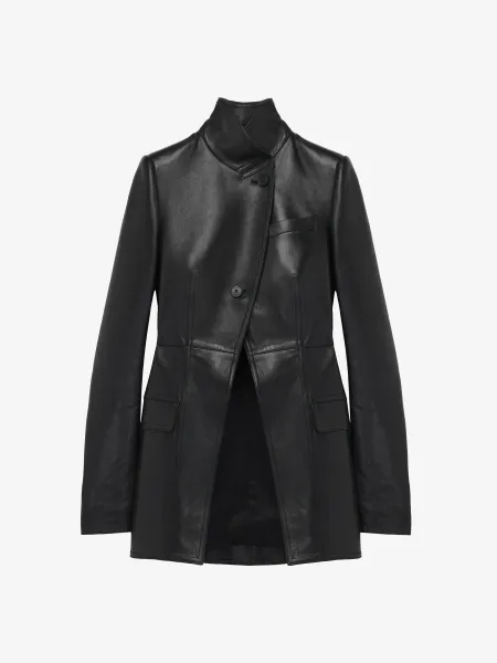 Cutaway Leather Jacket