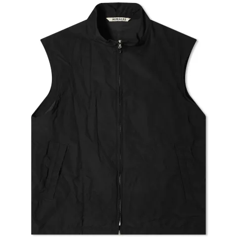 Wool Poplin Vest