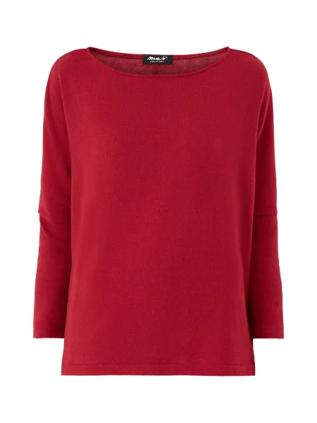 Mama B Cotton Blend Batwing Boat Neck Jumper