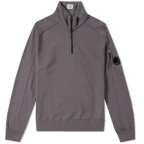 Garment Dyed Light Fleece Half Zip Sweat