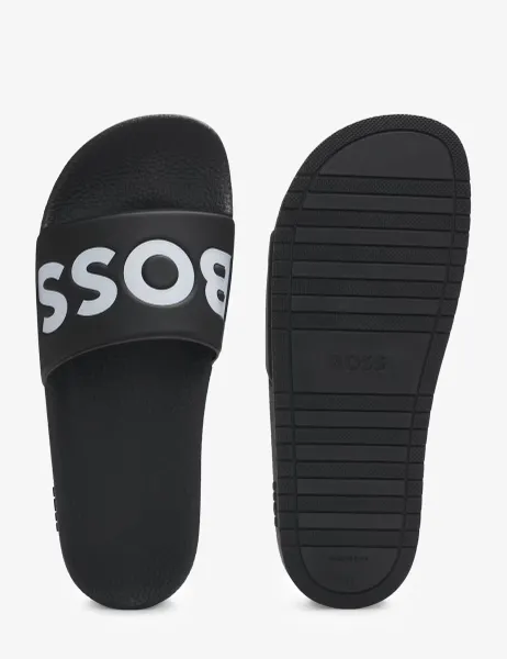 Boss Logo Sliders Black Mix