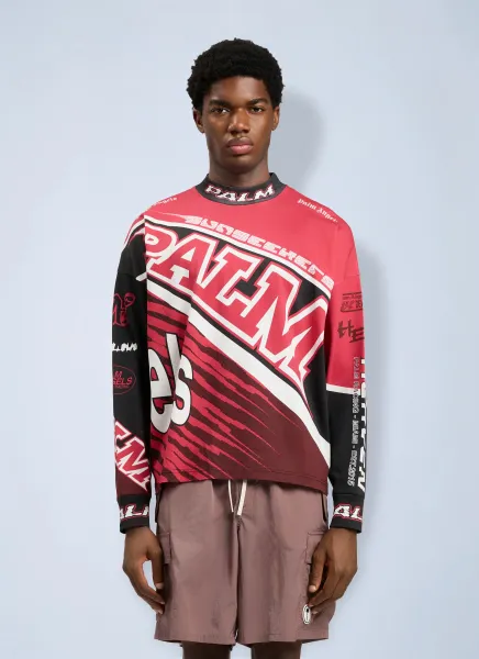 Racing Loose Long-Sleeved T-Shirt