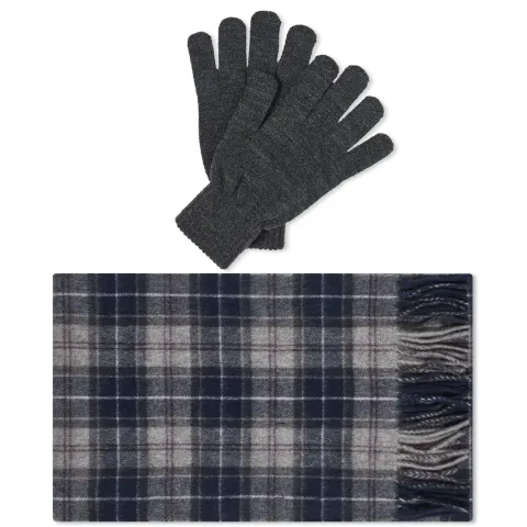 Tartan Scarf & Glove Gift Set