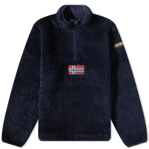 Logo Flag Half Zip Sweat