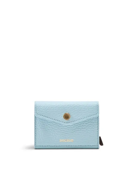 Secrid Leather Envelope Pebble Card Holder