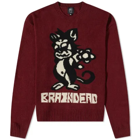 Meow Crew Knit