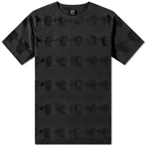 Lightning Head Textured Stripe T-Shirt