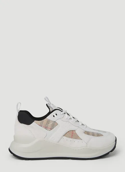 Vintage Check Mesh Sneakers