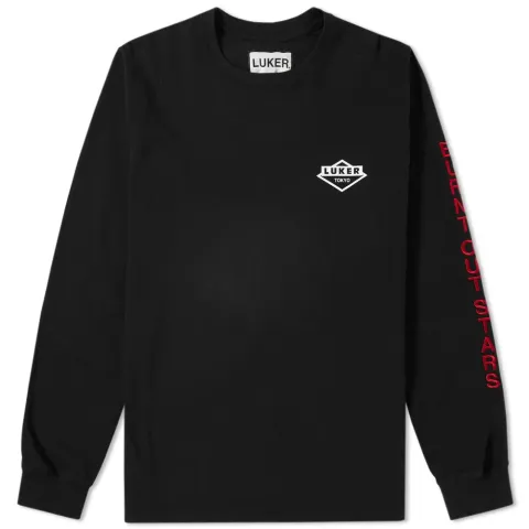 Luker by Neighborhood Long Sleeve Burnt Out Tee
