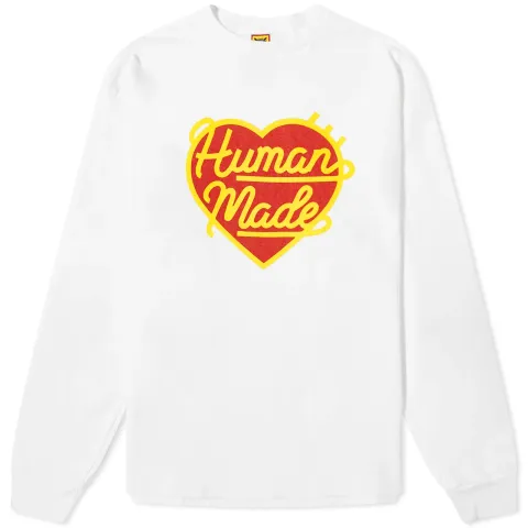 Long Sleeve Large Heart T-Shirt