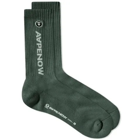 AAPE Ribbed Logo Sock