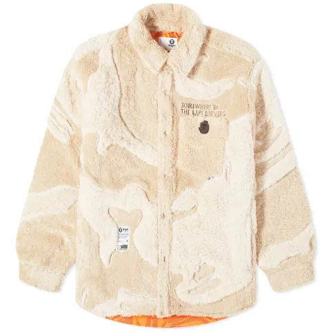 AAPE Sherpa Fleece Camo Over Shirt