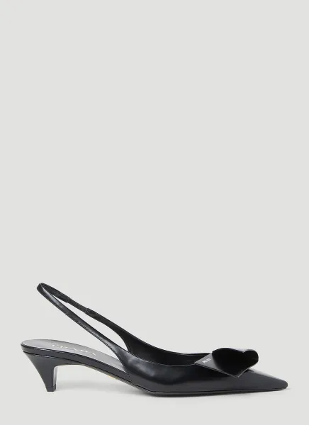 Logo Slingback Heels