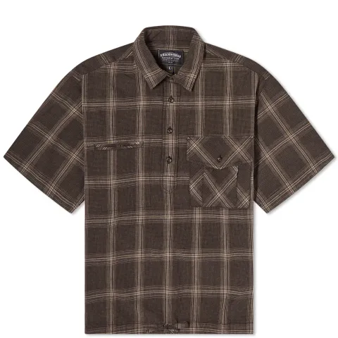 Short Sleeve Check Pullover Shirt