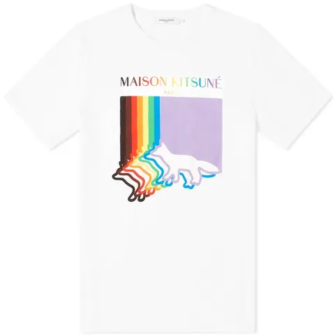 Maison Kitsuné x Trevor Project Fox Flag Classic T-Shirt