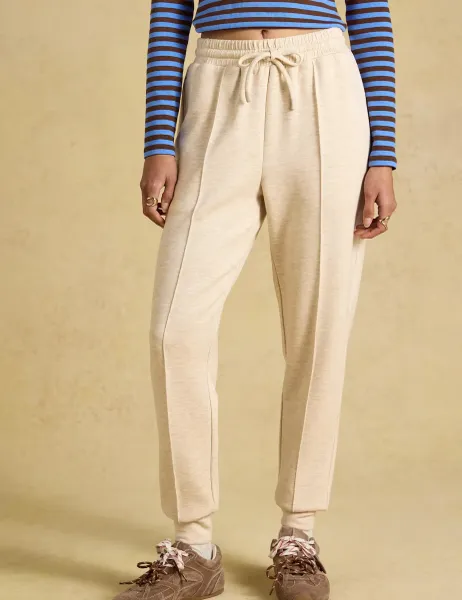 Joules Pintuck Drawstring Tapered Joggers