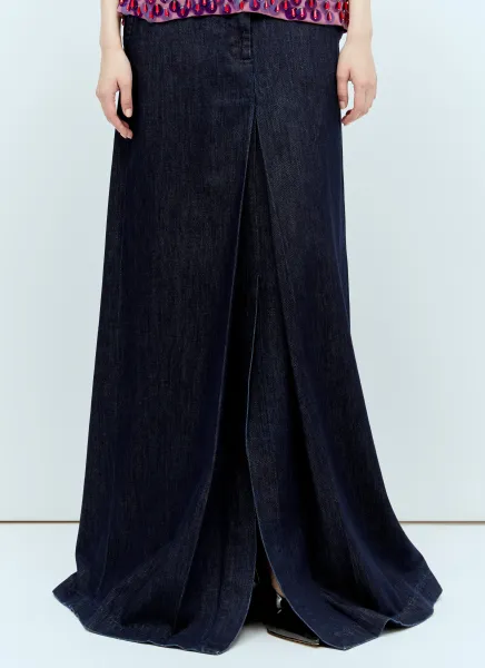 Denim Maxi Skirt