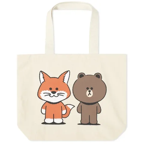 Maison Kitsuné x Line Friends MK Tote Bag