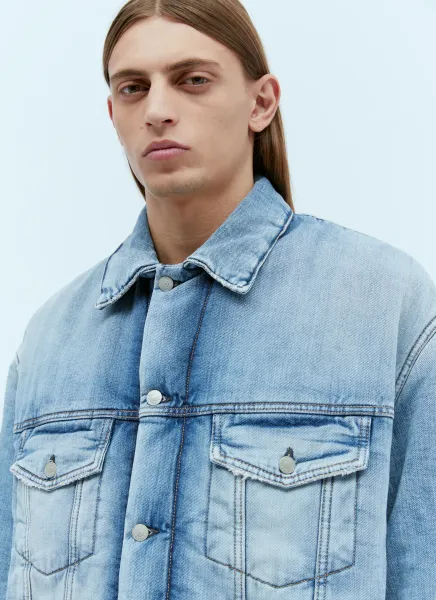 Oversized Padded Denim Jacket