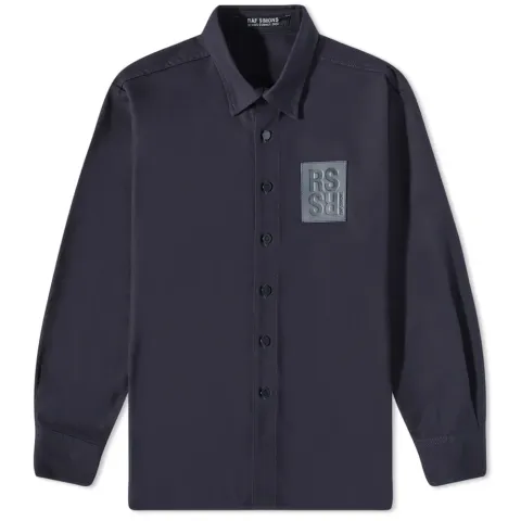 Straight Fit Denim Overshirt
