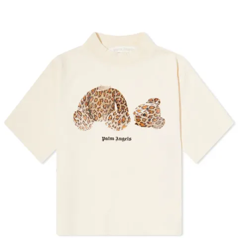 Cropped Leopard Bear T-Shirt