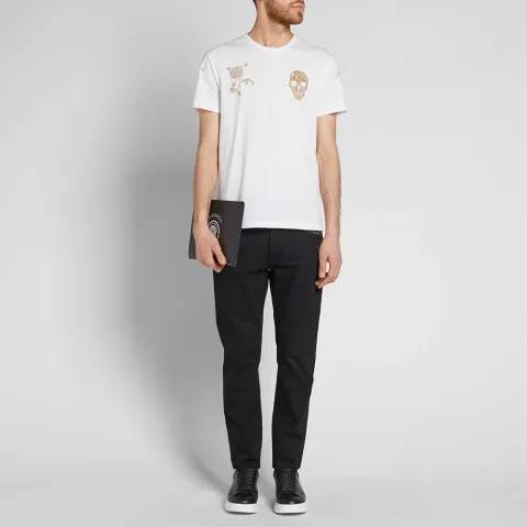 Skull Thistle Print Tee