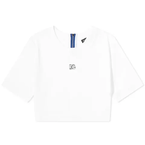 Cropped Front Logo T-Shirt