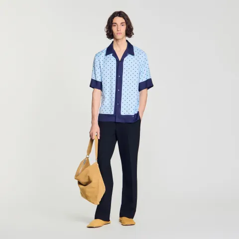 Micro cross motif shirt