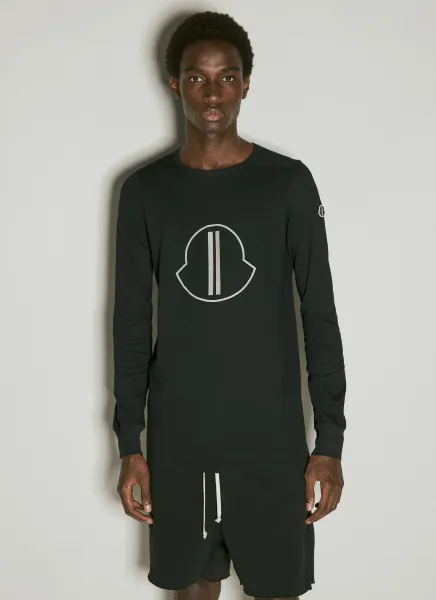 Logo Applique Long Sleeve T-Shirt