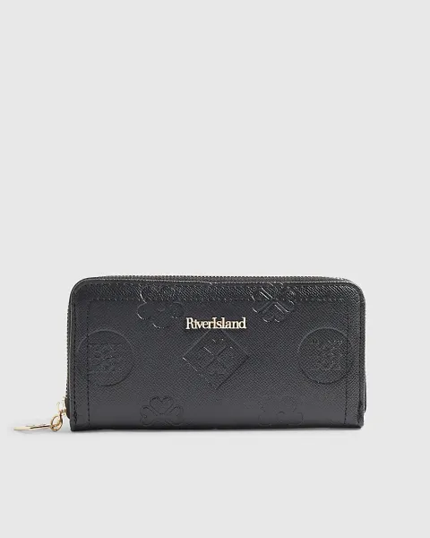 River Island Monogram Embossed Purse