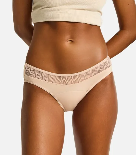 Women's Light Pink Light Flow Period Briefs