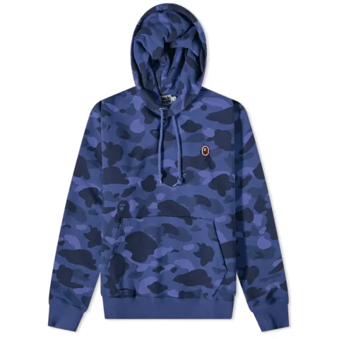 Color Camo One Point Ape Head Pullover Hoodie