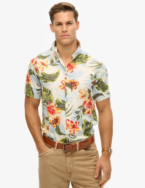 Superdry & Co Cotton Blend Hawaiian Shirt Multi