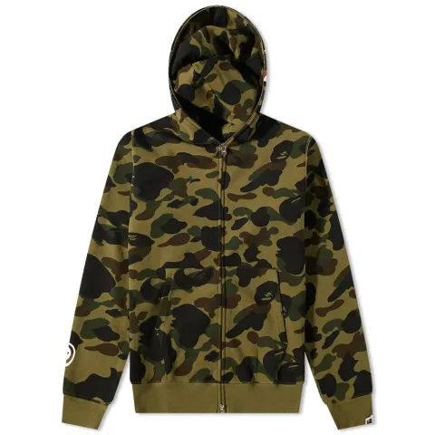 1st Camo Shark Full Zip Hoodie