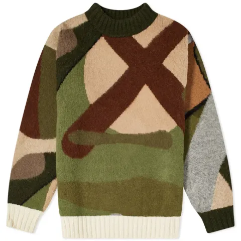 x KAWS Jacquard Crew Knit