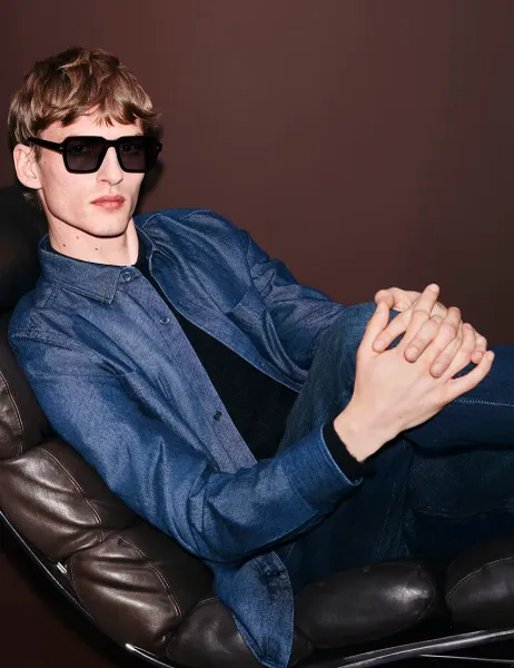 Autograph Cotton Rich Denim Shirt