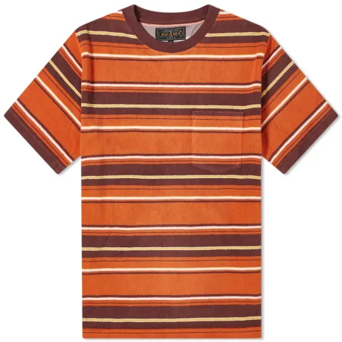 Pile Stripe Pocket T-Shirt