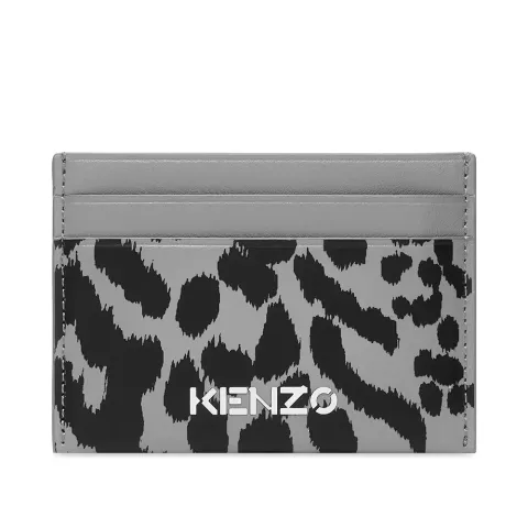 x Kansai Yamamoto Leopard Print Card Holder