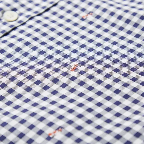 Maison Kitsuné Button Down Fox Jacquard Shirt
