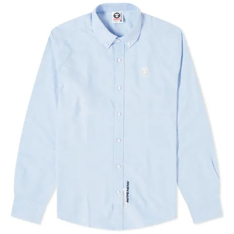 AAPE Now Camo Silicon Badge Oxford Shirt