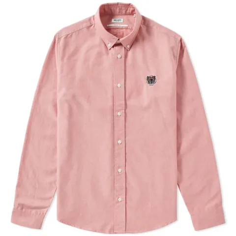 Button Down Tiger Oxford Shirt