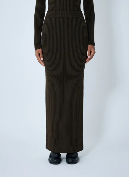Knit Midi Skirt