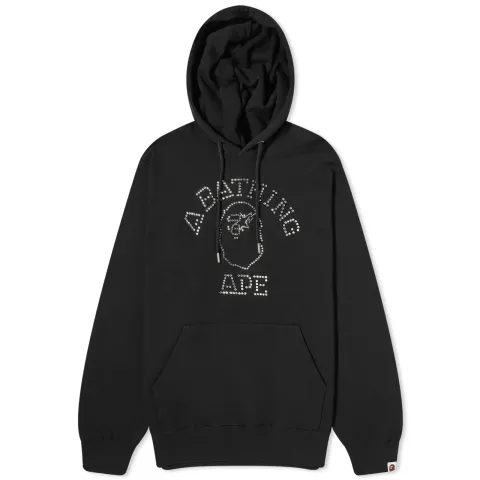 Rhisestone College Pullover Hoodie