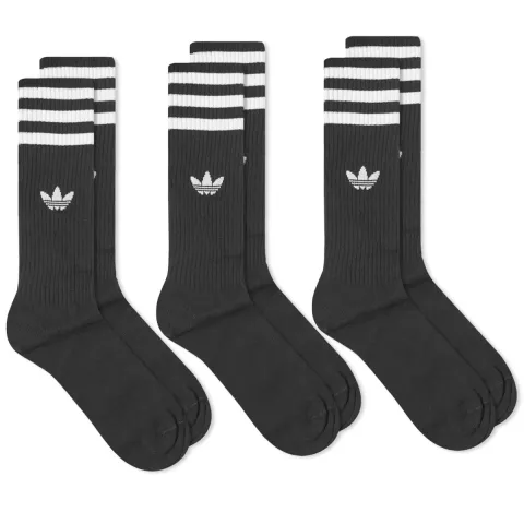 Solid Crew Sock