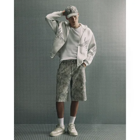 River Island Cotton Blend Tsukushi Dragon Hoodie