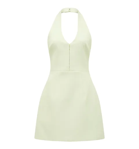 Forever New Ricki Halter Neck Hook and Eye Mini Dress