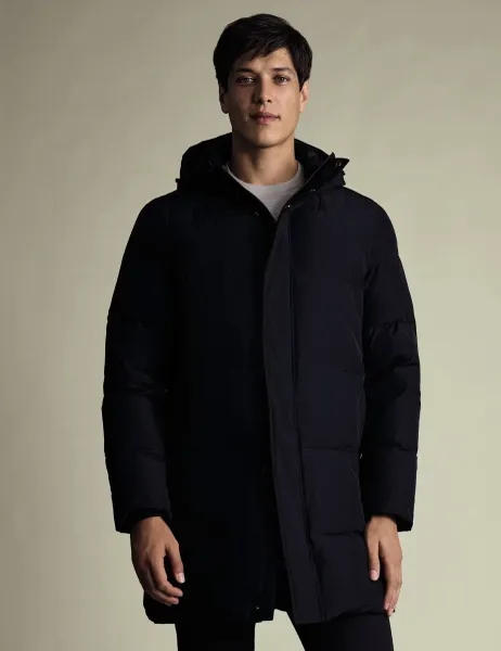 Charles Tyrwhitt Puffer Coat Navy