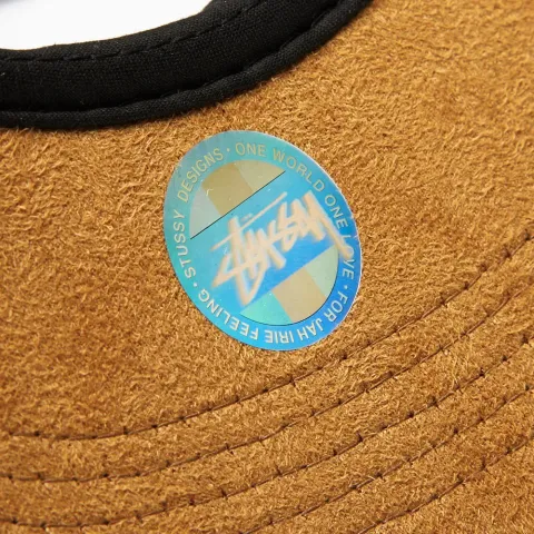 Suede Brim Cord Camp Cap