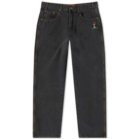 Mushroom Denim Pants