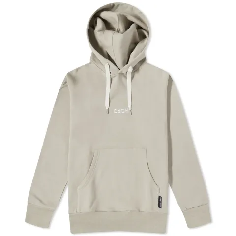 Comme Des Garçons Homme Embroidered Logo Popover Hoodie